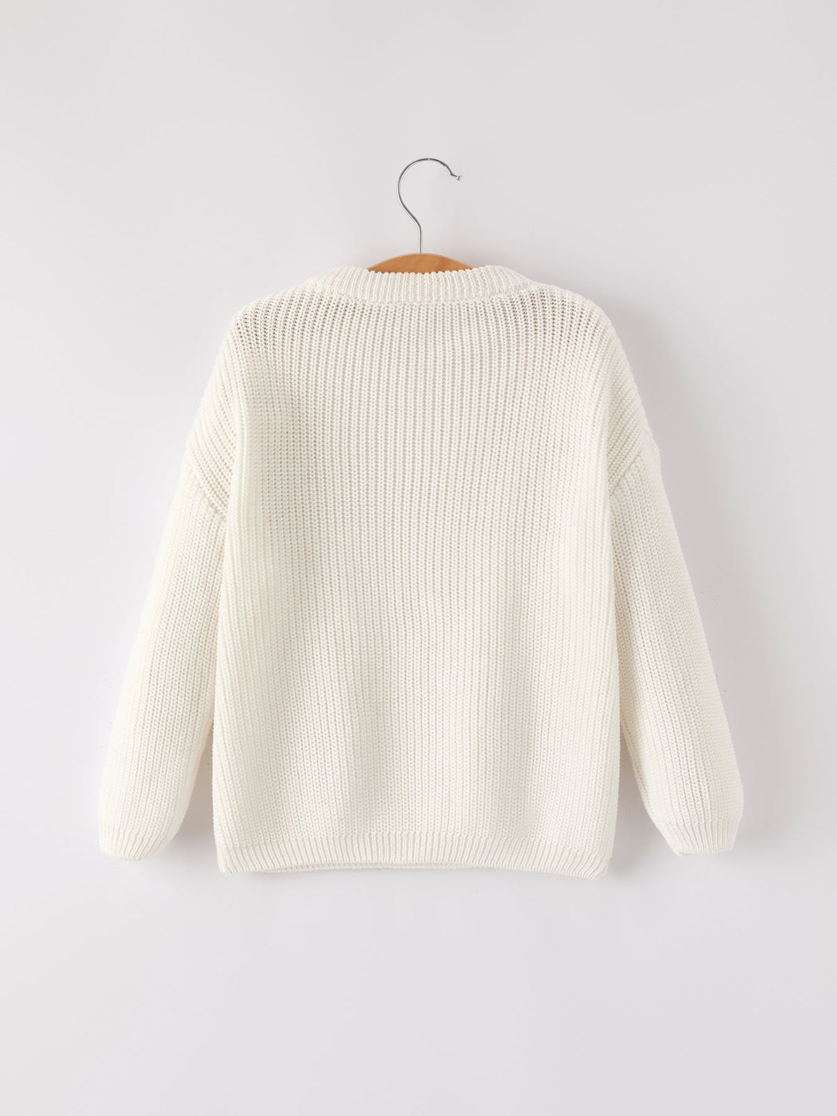Cotton Pullover Sweater, Girls Bow Sequins, Mommy & Me by Rylee Faith Designs