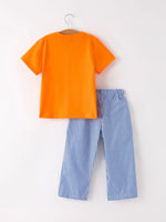 Rylee Faith Designs Fall Thanksgiving And Halloween Truck Smock Embroidery Baby Boy Set - Apparel & Accessories > Clothing > Outfit Sets Outfit