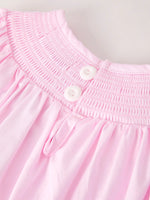 Rylee Faith Designs Fall Halloween Pink Spider Pumpkin Ghost Smock Embroidery Girl Dress - Apparel & Accessories > Clothing > Baby & Toddler Clothing > Baby & Toddler Dresses Dress