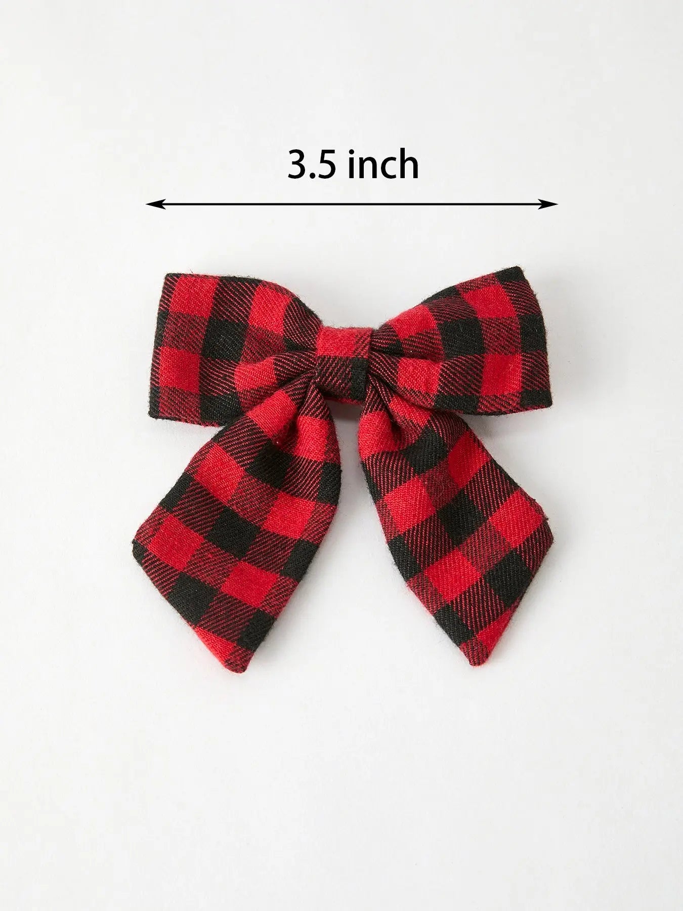 Rylee Faith Designs Winter Christmas Plaid Bow Hair Clip Festive Accessory - Apparel & Accessories > Clothing > Clothing Tops > Cardigans Accessories