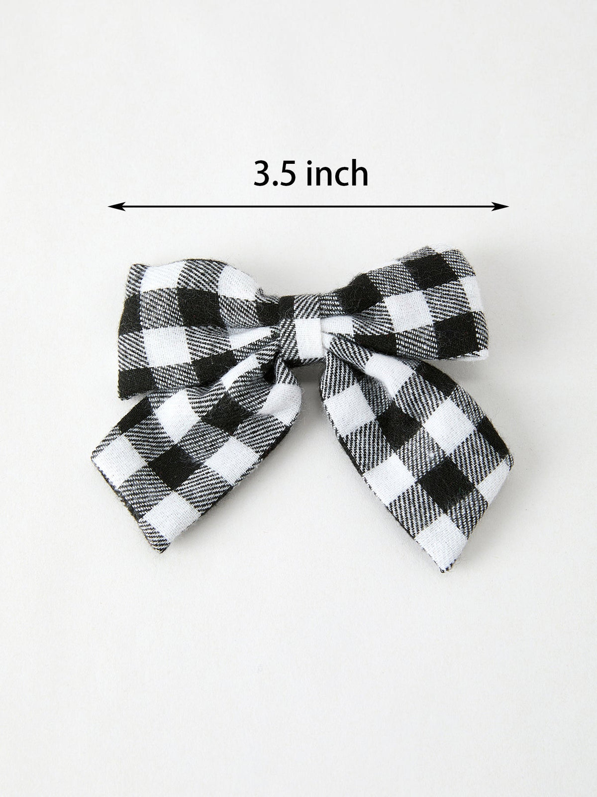Winter Christmas Plaid Bow Hair Clip by Rylee Faith Designs