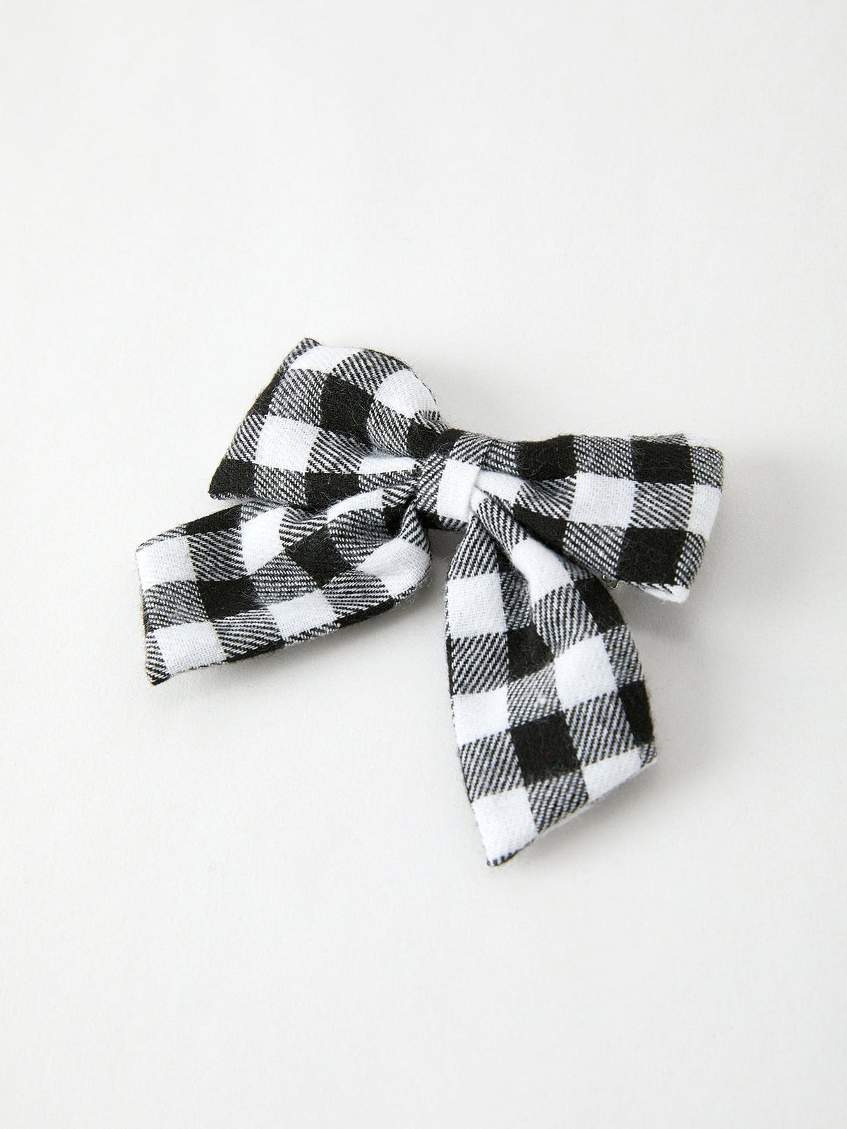 Winter Christmas Plaid Bow Hair Clip by Rylee Faith Designs