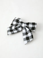 Rylee Faith Designs Winter Christmas Plaid Bow Hair Clip Festive Accessory - Apparel & Accessories > Clothing > Clothing Tops > Cardigans Accessories