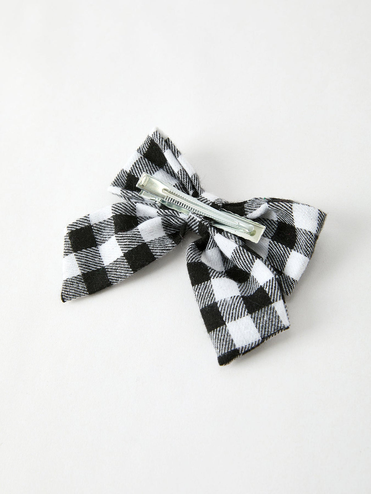 Winter Christmas Plaid Bow Hair Clip by Rylee Faith Designs