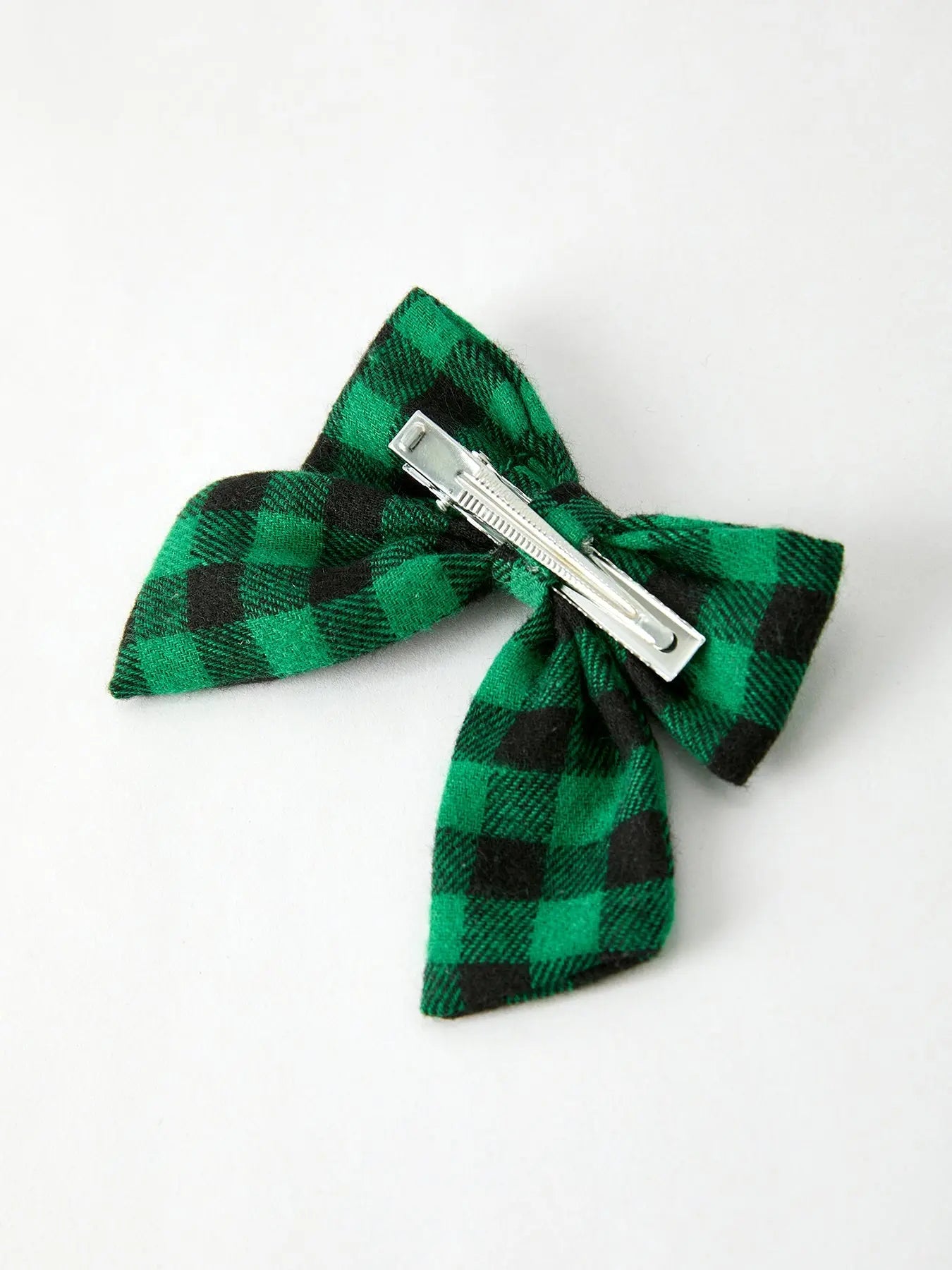 Rylee Faith Designs Winter Christmas Plaid Bow Hair Clip Festive Accessory - Apparel & Accessories > Clothing > Clothing Tops > Cardigans Accessories