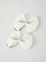 Rylee Faith Designs Winter Christmas Tree Hair Clips 2 Pack Applique Festive - Apparel & Accessories > Clothing > Clothing Tops > Cardigans Accessories
