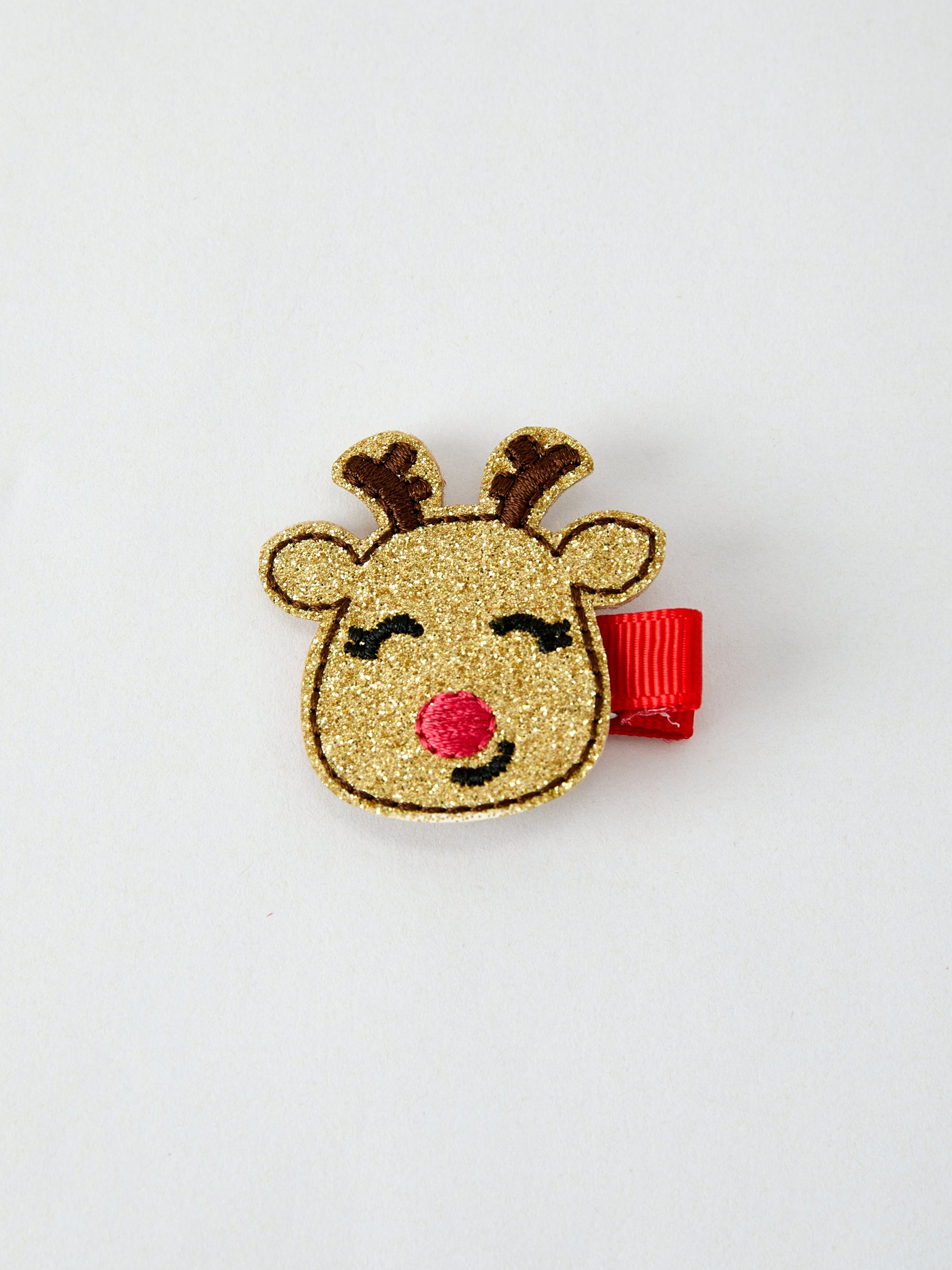 Winter Christmas Girls Hair Clips 1.8 Inch by Rylee Faith Designs
