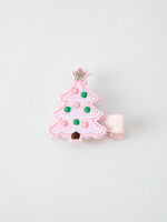 Winter Christmas Girls Hair Clips 1.8 Inch by Rylee Faith Designs