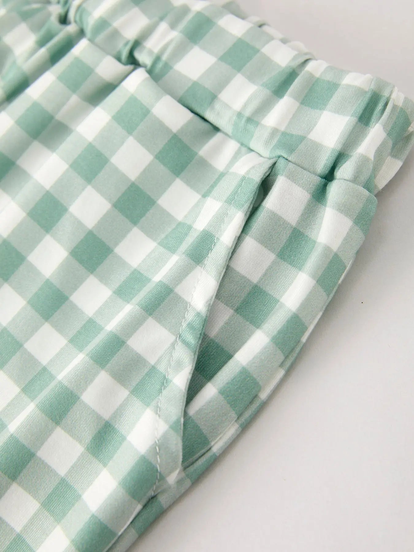 Fall Thanksgiving Chicken Smock Embroidered Green Plaid Boys Set Rylee Faith Designs