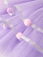 Autumn Thanksgiving Tulle Pink Purple Girls Long Sleeve Dress by Rylee Faith Designs
