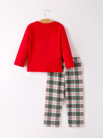 Christmas Plaid Smocking Embroidered Boys Set by Rylee Faith Designs