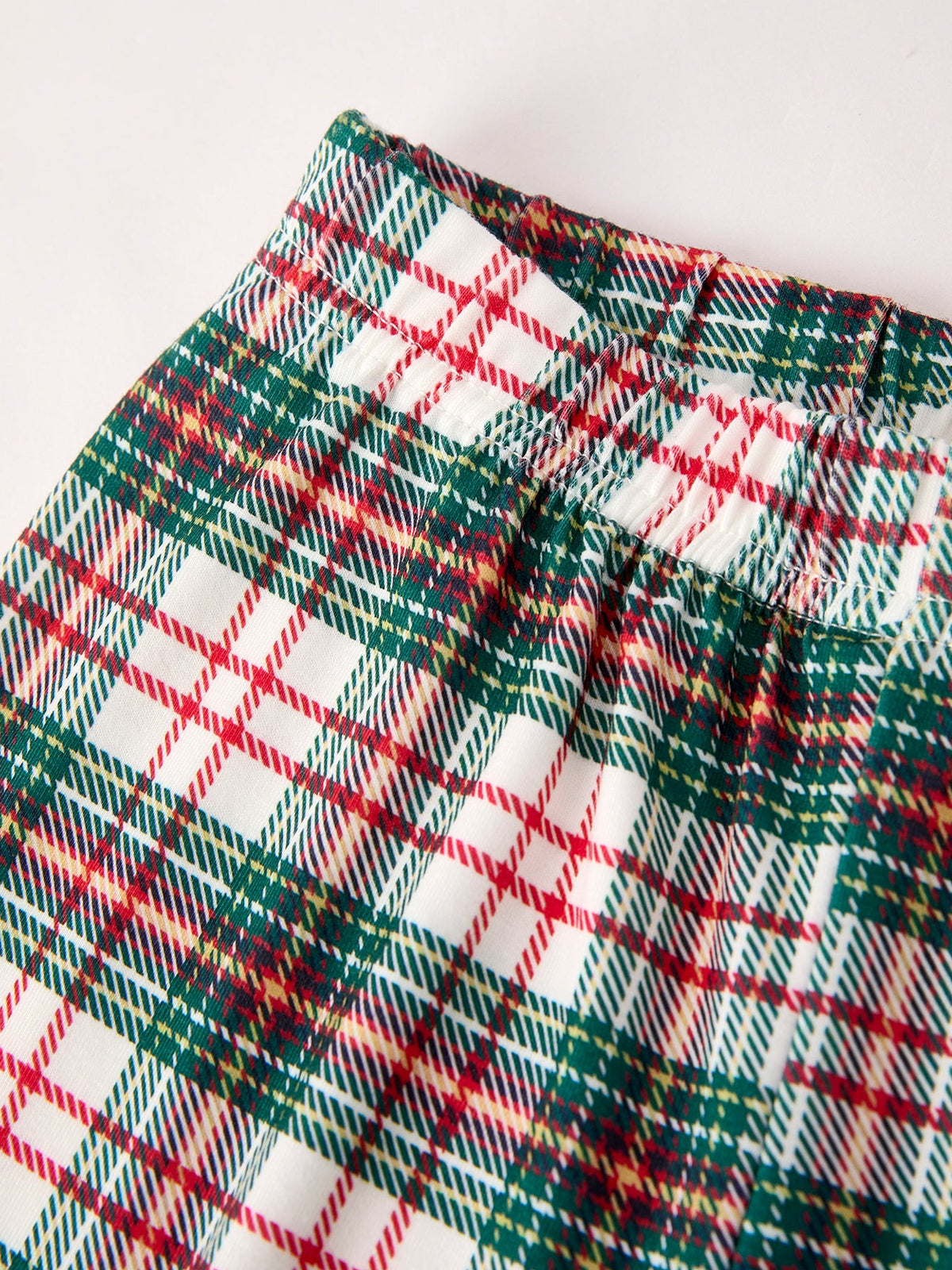 Christmas Plaid Smocking Embroidered Boys Set by Rylee Faith Designs