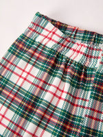 Christmas Plaid Smocking Embroidered Boys Set by Rylee Faith Designs