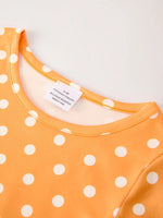 Rylee Faith Designs Thanksgiving Day Fall Dress Set with Pumpkin Print for Girls - Apparel & Accessories > Clothing > Baby & Toddler Clothing > Baby & Toddler Dresses Dress