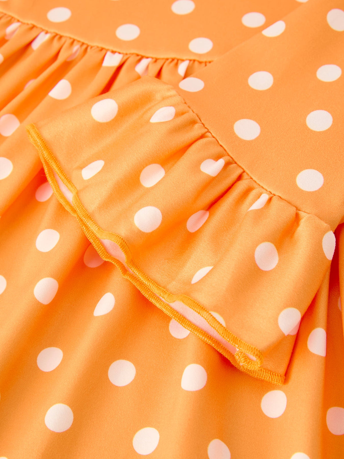 Thanksgiving Day Fall Girls Set Of 2 Pcs In One Package Pumpkin Print Dress by Rylee Faith Designs
