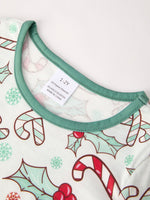 Christmas 3 Piece Girls Pajama Set by Rylee Faith Designs
