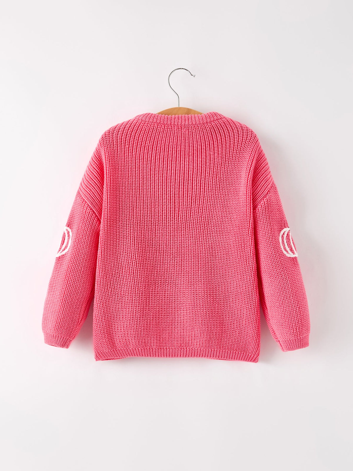 Fall Girls Thanksgiving Halloween Pumpkin Pink Pullover Sweater by Rylee Faith Designs