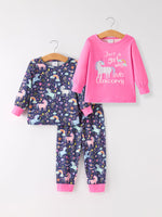 Christmas 3 Piece Girls Pajama Set by Rylee Faith Designs