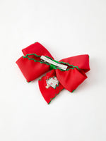Winter Christmas tree Hair Clip by Rylee Faith Designs