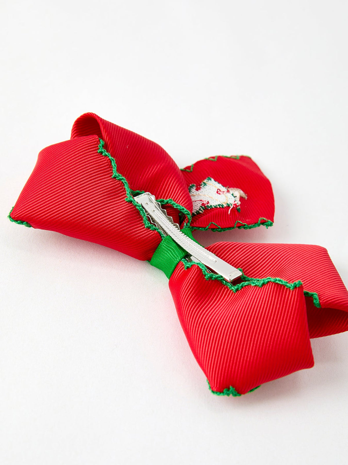 Winter Christmas tree Hair Clip by Rylee Faith Designs