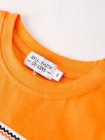 Rylee Faith Designs Halloween Striped Boy Set with Cat Smocking Embroidery Perfect for Fall - Apparel & Accessories > Clothing > Baby & Toddler Clothing > Baby & Toddler Outfits Outfit