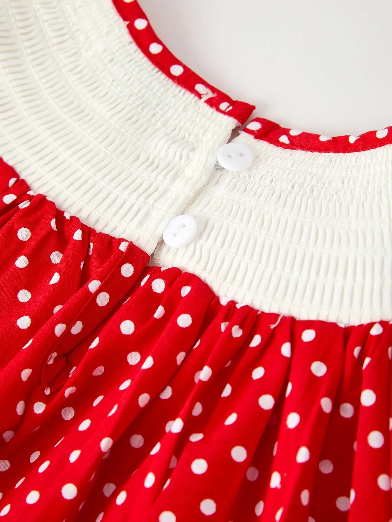 Rylee Faith Designs Red Holiday Baby Girls Dress With Festive Embroidery - Apparel & Accessories > Clothing > Baby & Toddler Clothing > Baby & Toddler Dresses Dress
