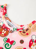 Rylee Faith Designs Girls Christmas Dress With Gingerbread And Candy Print - Apparel & Accessories > Clothing > Baby & Toddler Clothing > Baby & Toddler Dresses Dress