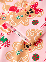 Rylee Faith Designs Girls Christmas Dress With Gingerbread And Candy Print - Apparel & Accessories > Clothing > Baby & Toddler Clothing > Baby & Toddler Dresses Dress