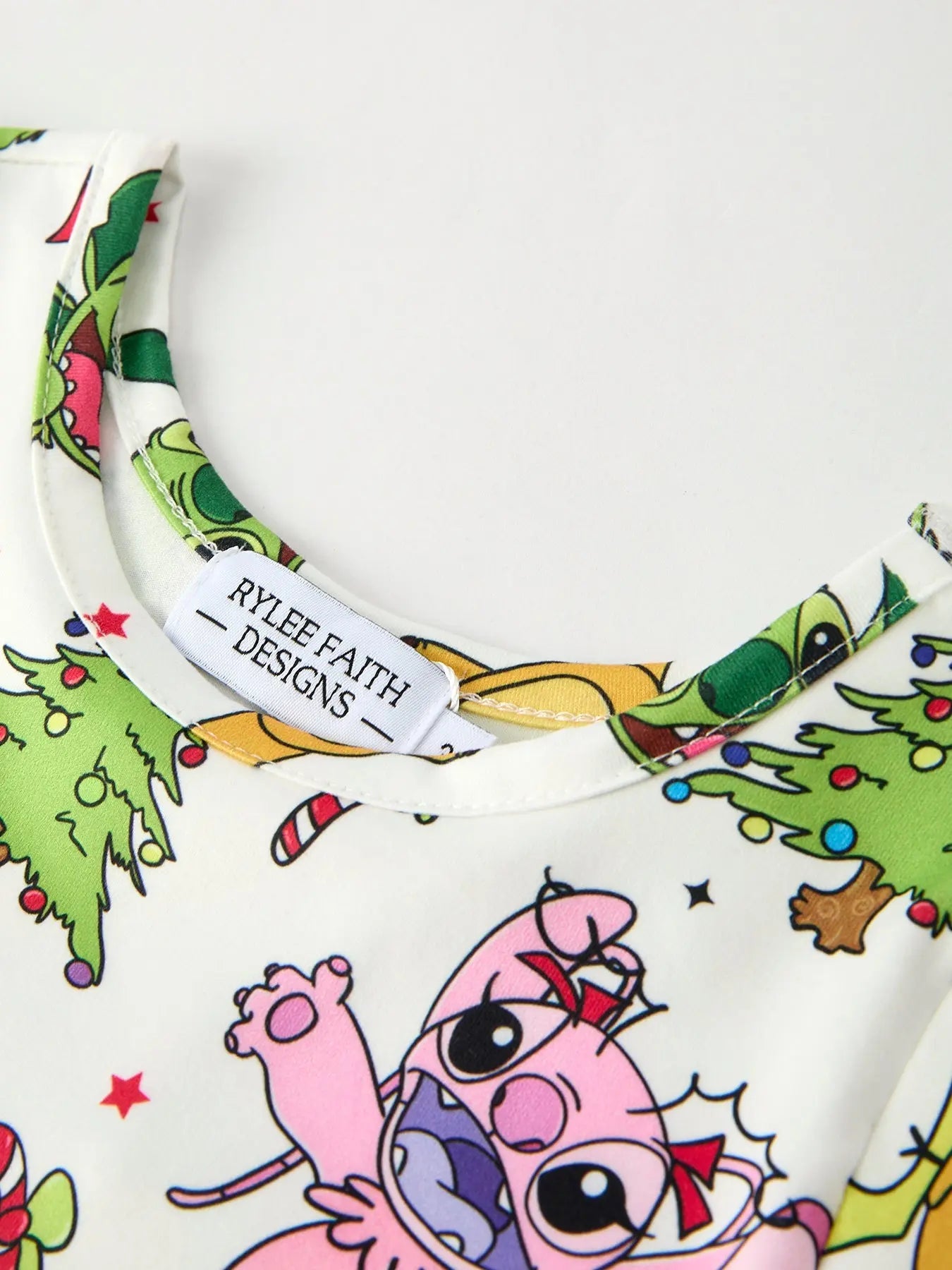 Rylee Faith Designs Rylee Faith Designs Christmas Girls Dress Tree Characters - Apparel & Accessories > Clothing > Baby & Toddler Clothing > Baby & Toddler Dresses Dress
