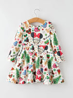 Rylee Faith Designs Festive Christmas Girls Dress With Colorful Balloons - Apparel & Accessories > Clothing > Baby & Toddler Clothing > Baby & Toddler Dresses Dress