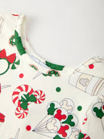 Rylee Faith Designs Christmas Character Sweet Balloon Print Girls Dress - Apparel & Accessories > Clothing > Baby & Toddler Clothing > Baby & Toddler Dresses Dress