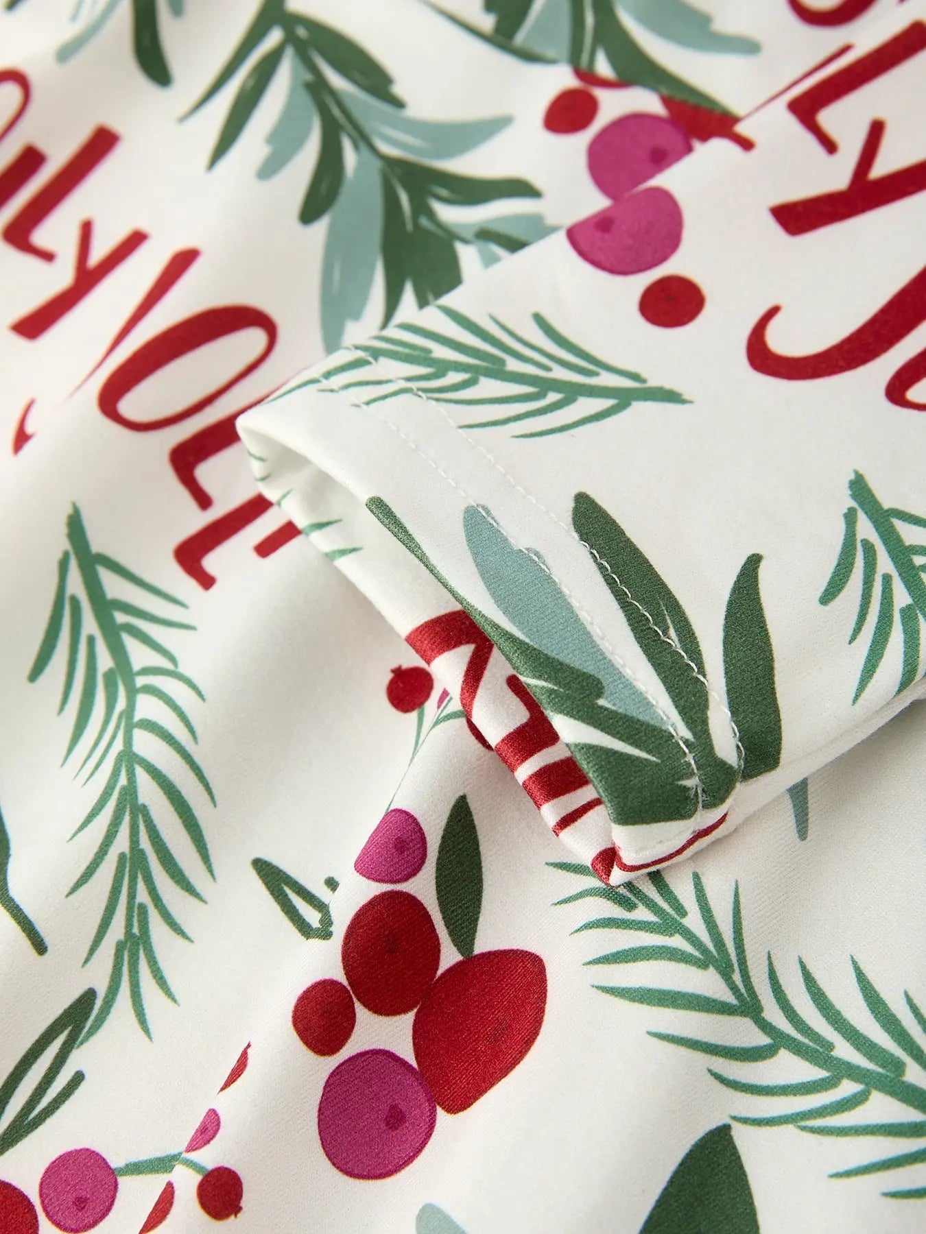Rylee Faith Designs Christmas Joyful Dress For Girls With Holly And Red Berries - Apparel & Accessories > Clothing > Baby & Toddler Clothing > Baby & Toddler Dresses Dress