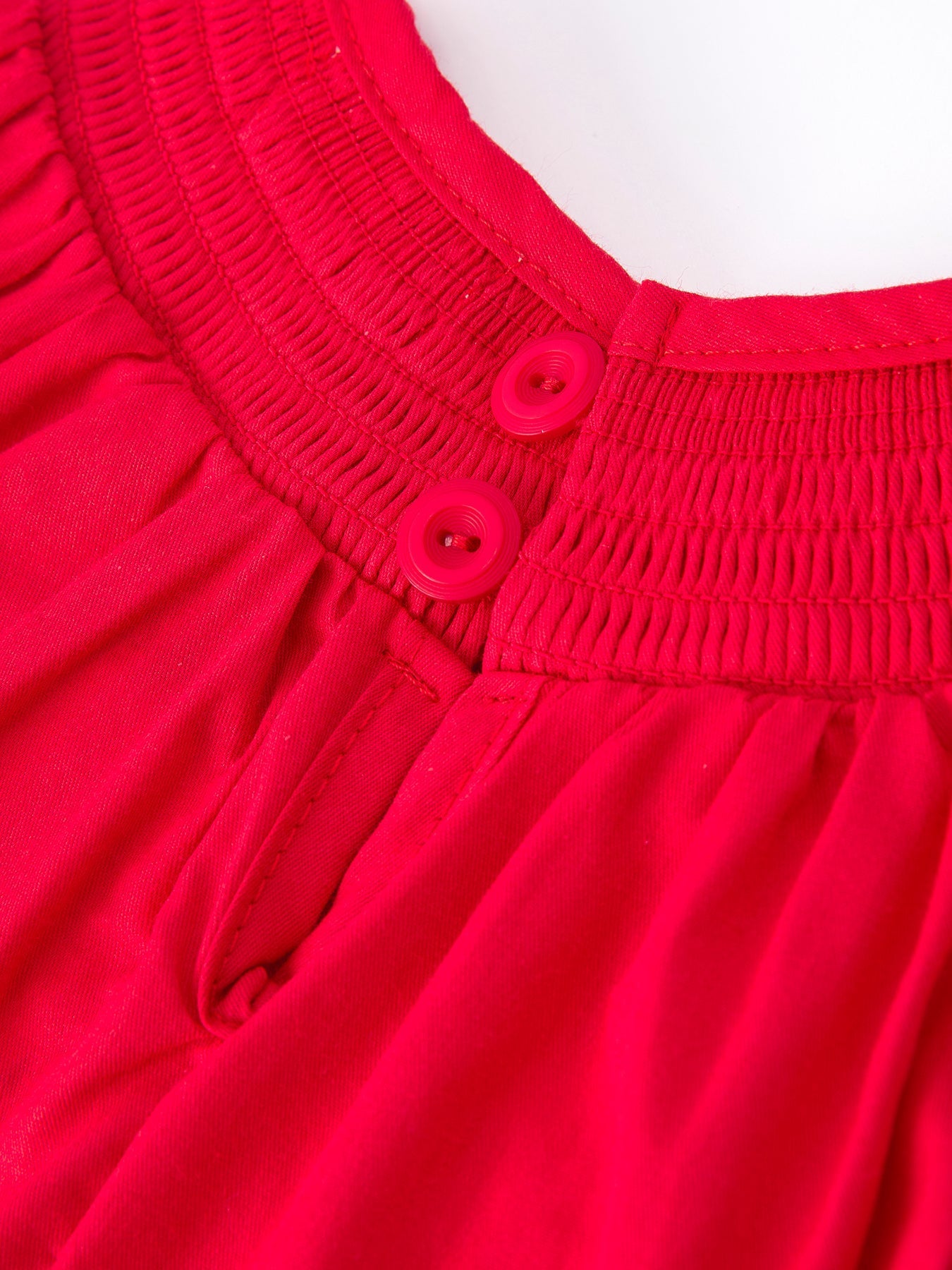 Red Christmas Baby Girls Romper Nativity Embroidery Rylee Faith Designs Everetts Place: Online Boutique