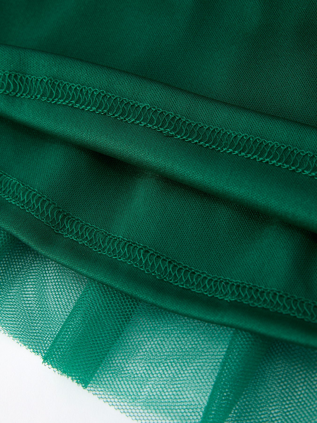 Christmas Candy Cane Sequin Applique Green Tulle Skirt by Rylee Faith Designs
