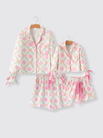 Mommy and Me Fall Thanksgiving Pumpkin  Pajama by Rylee Faith Designs