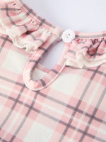 Western Horse Embroidered Smocked Plaid Girls Dress by Rylee Faith Designs at Everetts Place