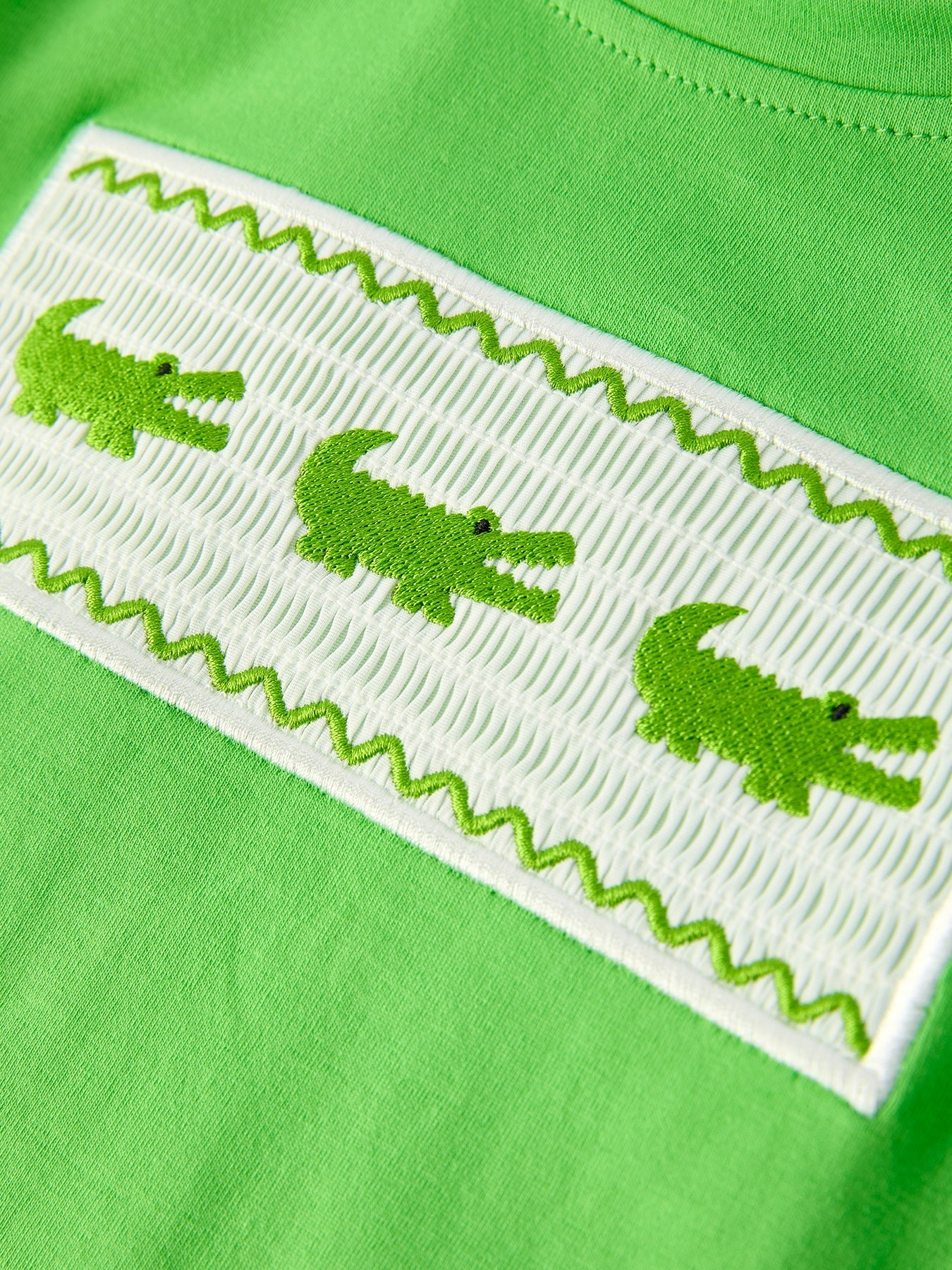 Toddler Boys Summer Crocodile Embroidered Plaid Shorts Set by Rylee Faith Designs at Everetts Place
