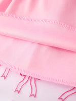 Spring and Summer Pink Tulle Bow Party Dress for Girls by Rylee Faith Designs at Everetts Place