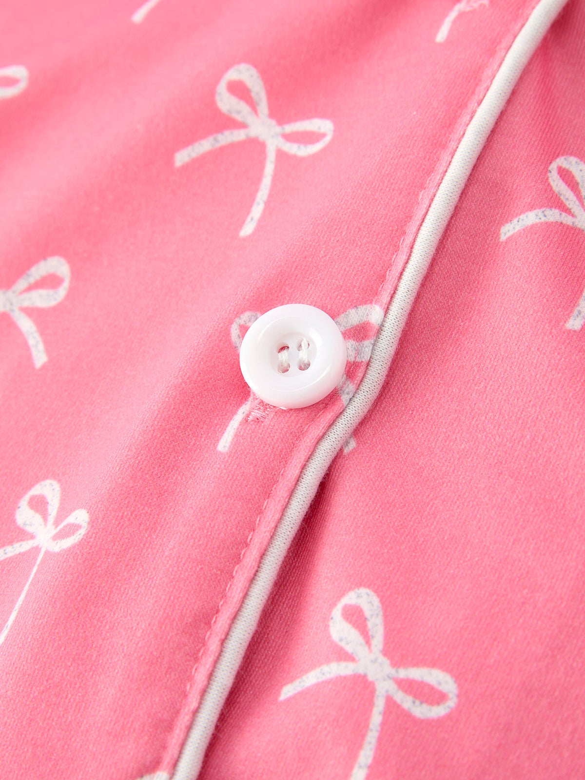 Mommy & Me Bow Print Ruffle Pajama Set by Rylee Faith Designs