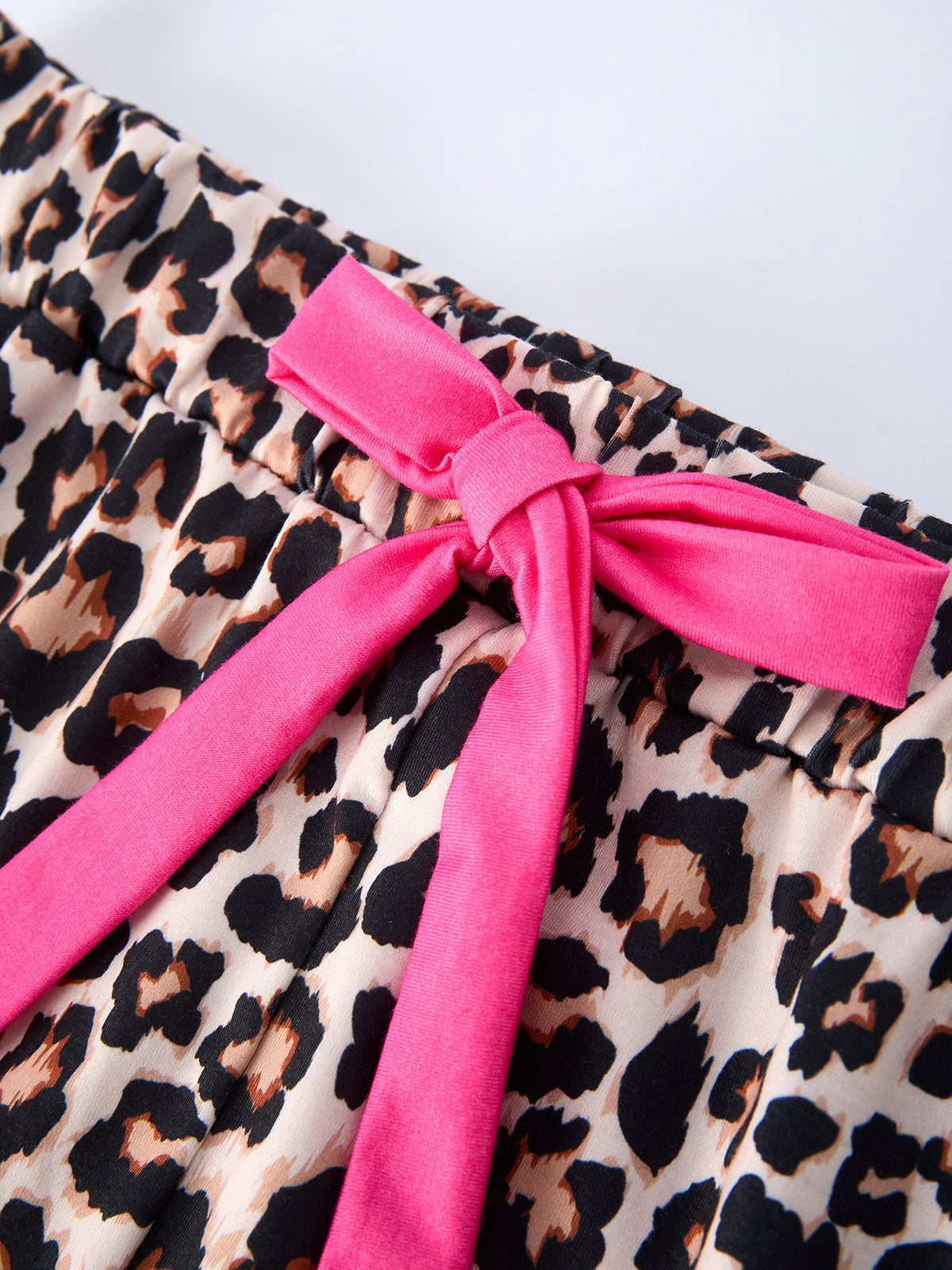 Mommy & Me Leopard Print Ruffle Pajama Set by Rylee Faith Designs