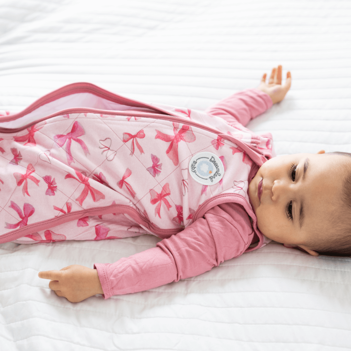 Soft Dreamland Baby organic bamboo classic sleep sack, non-weighted.