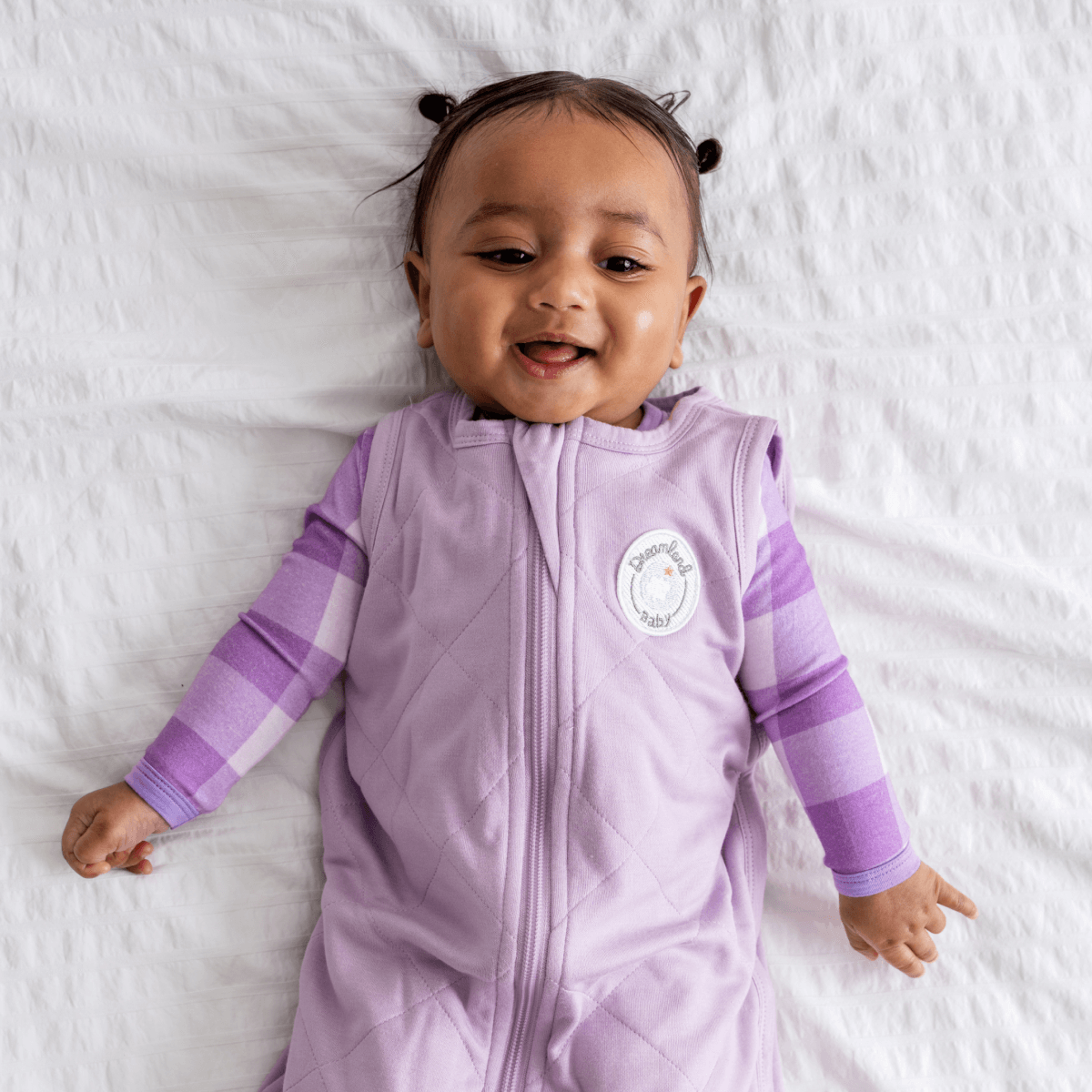 Dreamland Baby non-weighted bamboo classic sleep sack for baby.