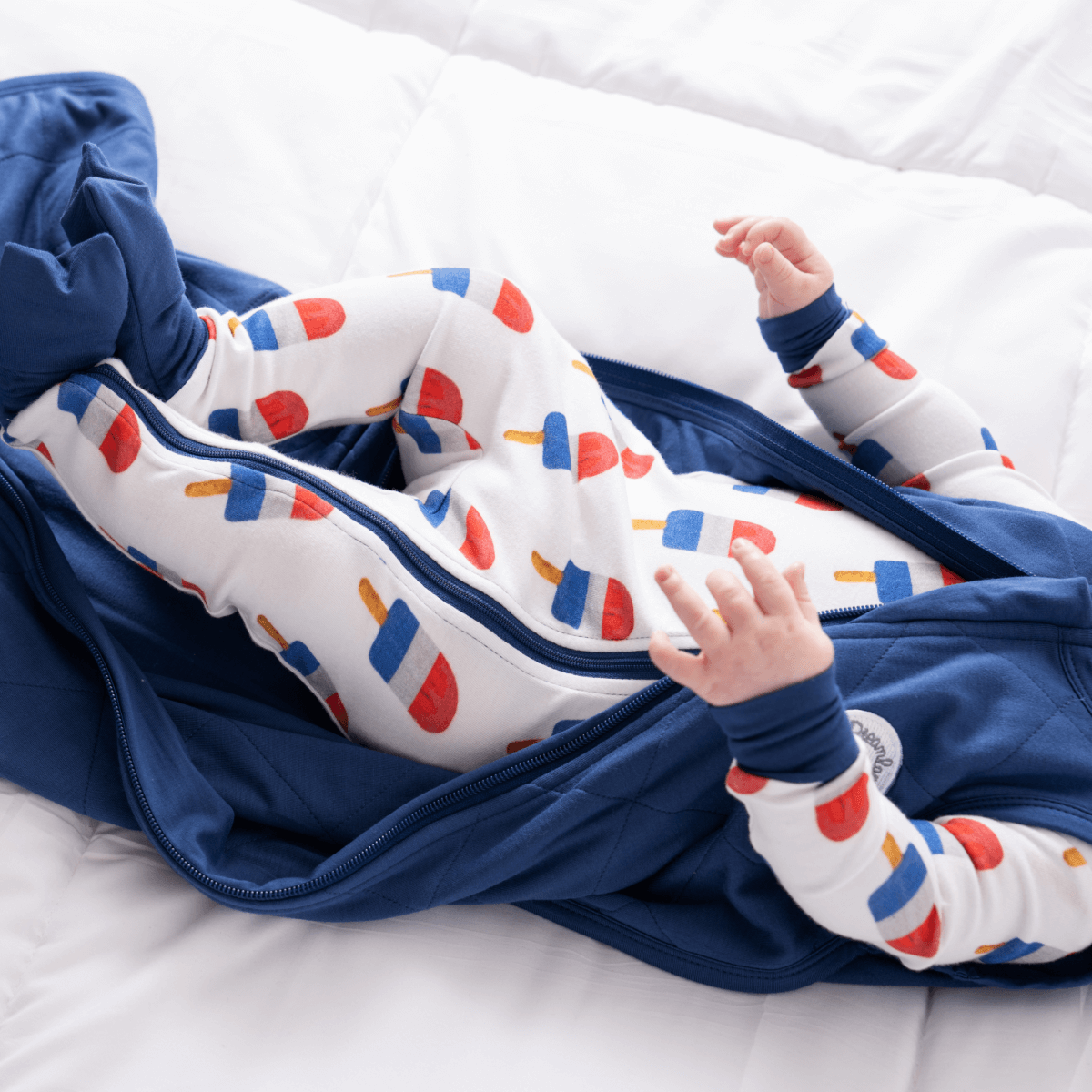 Soft Dreamland Baby non-weighted bamboo classic sleep sack.