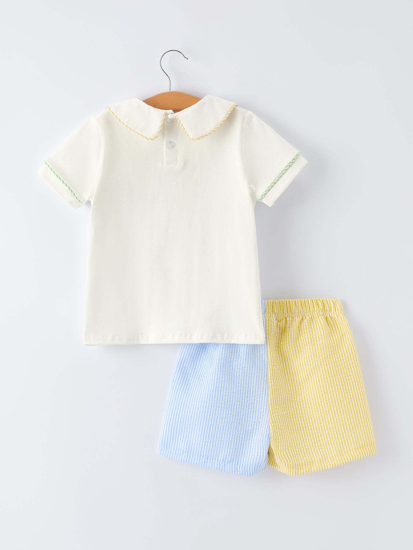 "Jesus Loves Me "Embroidered Toddler Boys'Set by Rylee Faith Designs at Everetts Place