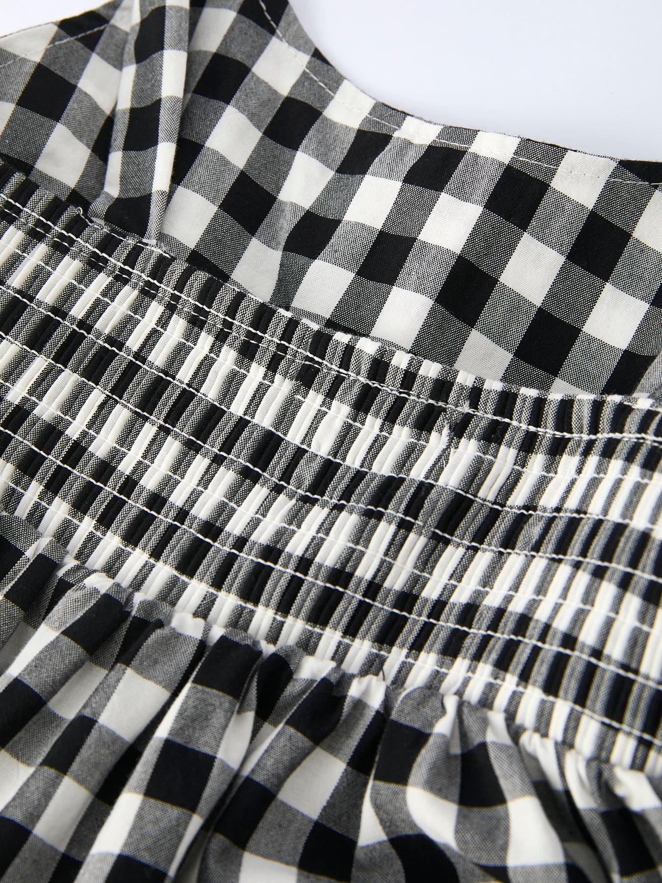 Mommy & Me Plaid Girl Smocked Ruffle Dress by Rylee Faith Designs at Everetts Place