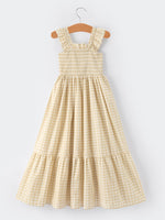 Mommy & Me Adult Plaid Smocked Dress by Rylee Faith Designs at Everetts Place
