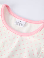 Back To School Girls' Apple Applique Set with Pockets by Rylee Faith Designs at Everetts Place
