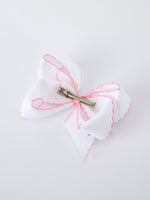 Back to School Yellow Pencil Bow Hair Clip 6.25 Inch by Rylee Faith Designs at Everetts Place