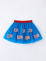 4th of July American Flag Girls Tulle Skirt - Baby & Toddler Clothing, Flag of the United States, Child, A-line, Ruffle | Everetts Place