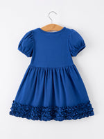 Girls Back To School Crayon Twirl Dress Ruffle Applique by Rylee Faith Designs at Everetts Place